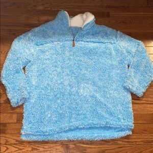 Blue Sherpa Pullover